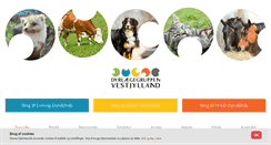 Desktop Screenshot of dyrlaegegruppenvest.dk